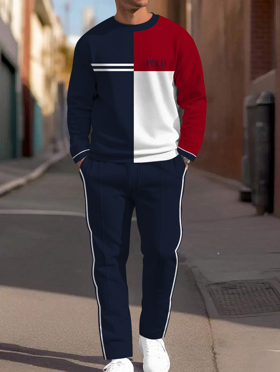 Long Sleeve Casual Two-piece Set - DUVAL