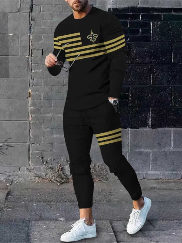 Long Sleeve Casual Two-piece Set - DUVAL