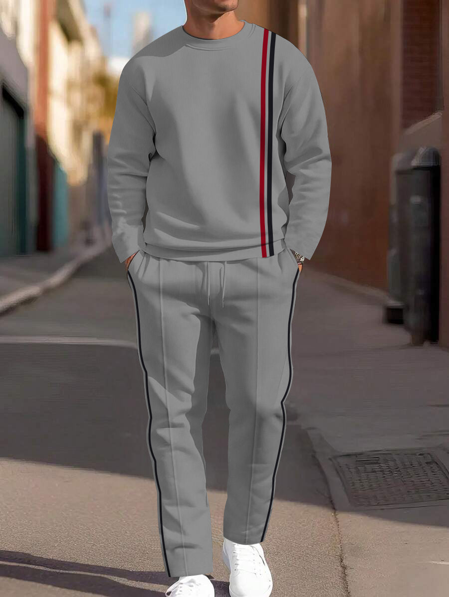 Long Sleeve Casual Two-piece Set - DUVAL