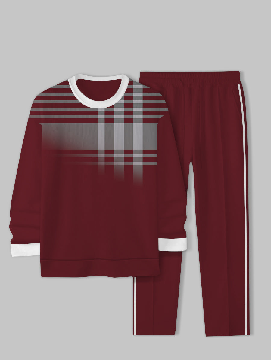 Long Sleeve Casual Two-piece Set - DUVAL