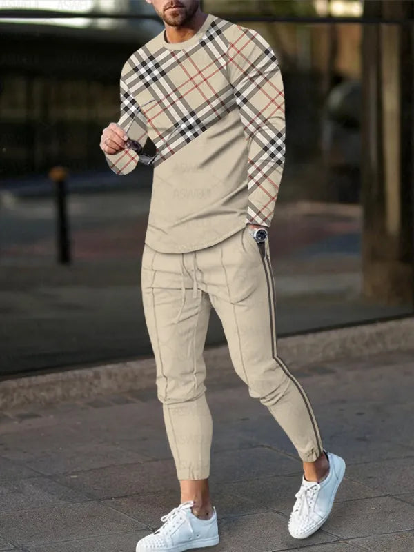 Long Sleeve Casual Two-piece Set - DUVAL