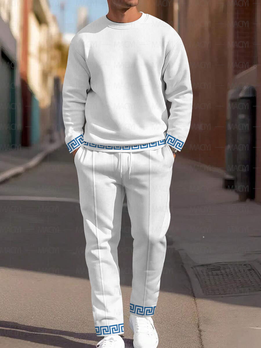 Long Sleeve Casual Two-piece Set - DUVAL