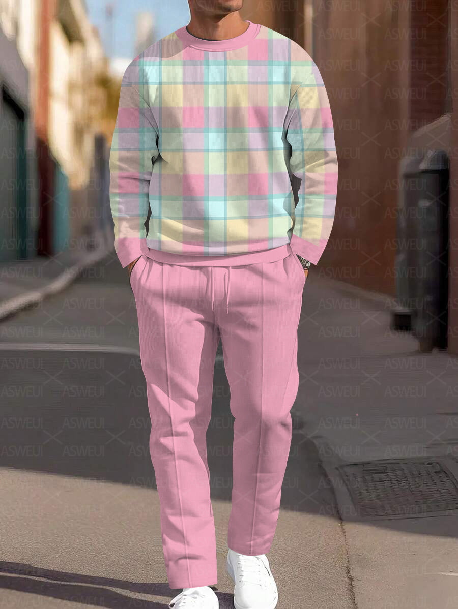 Long Sleeve Casual Two-piece Set - DUVAL