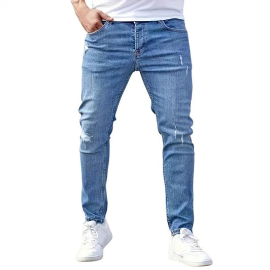 Fashion Distressed Holes Casual Jeans