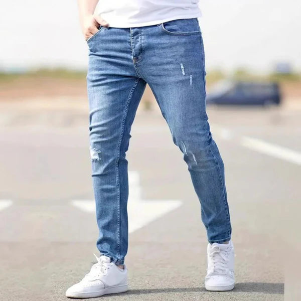 Fashion Distressed Holes Casual Jeans