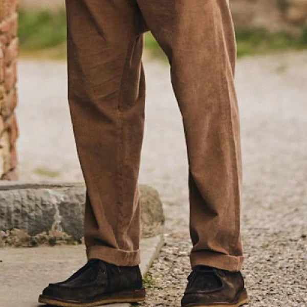 Classic Casual Pocket Corduroy Pants