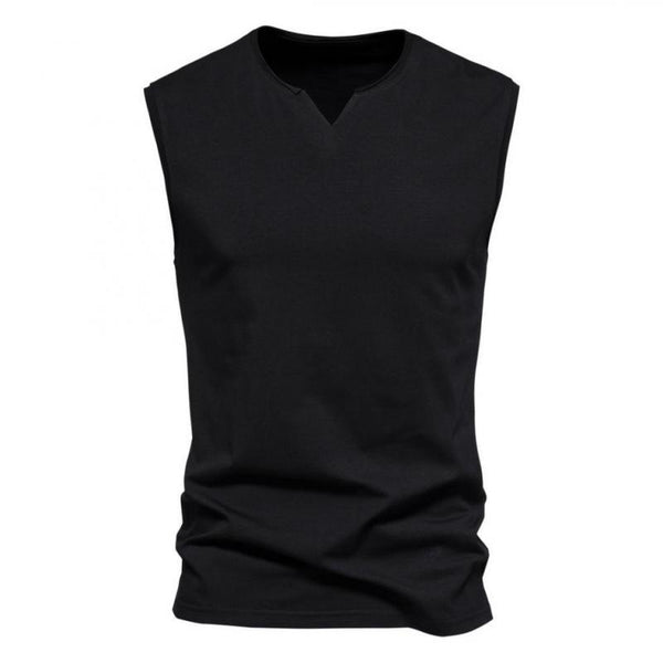 Solid V Neck Tank Top