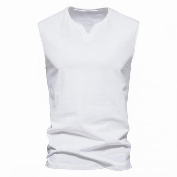 Solid V Neck Tank Top