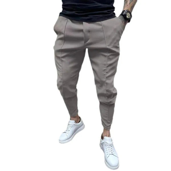 Casual Solid Color Drawstring Pants