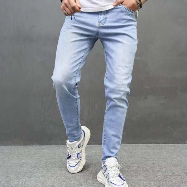 Fashion Distressed Tight Cotton Jeans