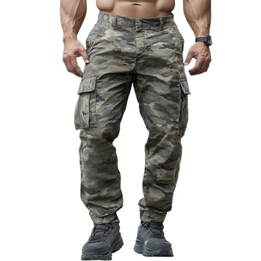 Classic Casual Camouflage Multi-Pocket Cargo Pants