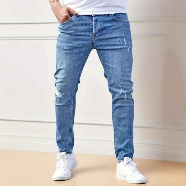 Fashion Distressed Holes Casual Jeans