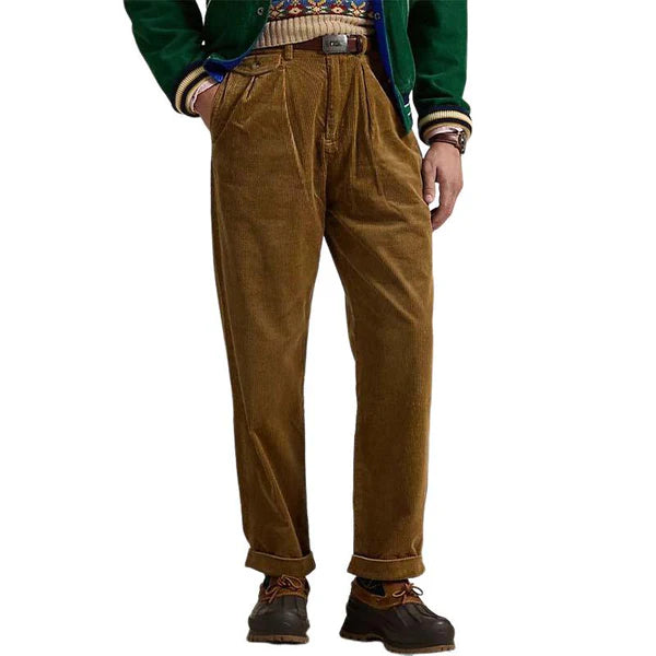 Classic Multi-Pocket Corduroy Casual Pants