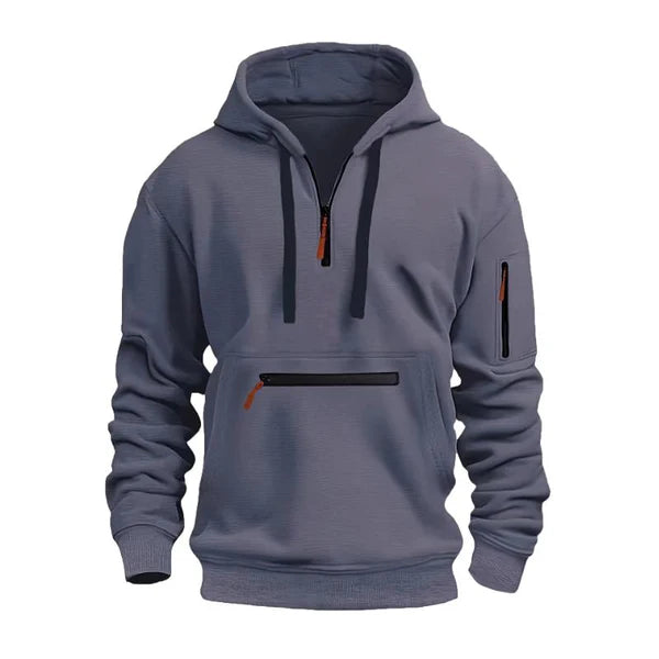 Casual Multi-pocket Loose Sports Hoodie