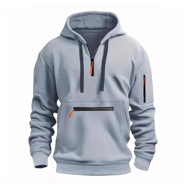 Casual Multi-pocket Loose Sports Hoodie