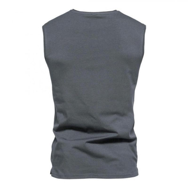 men's-solid-v-neck-tank-top