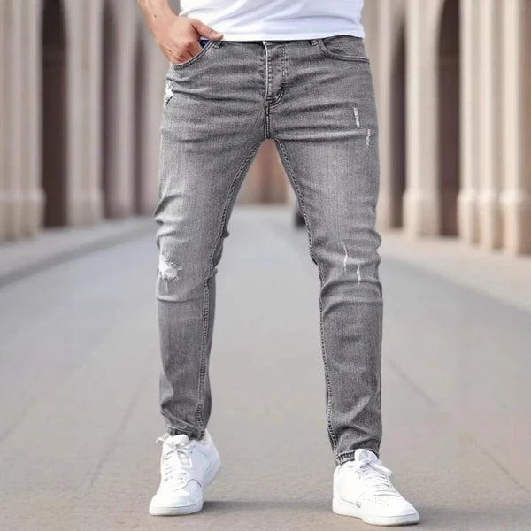 Fashion Distressed Holes Casual Jeans