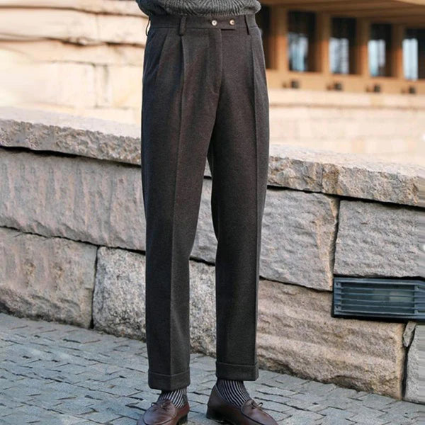 British Autumn And Winter Woolen Trousers