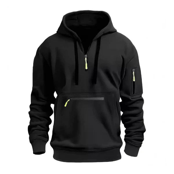 Casual Multi-pocket Loose Sports Hoodie