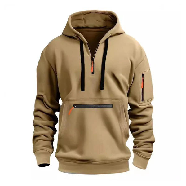 Casual Multi-pocket Loose Sports Hoodie