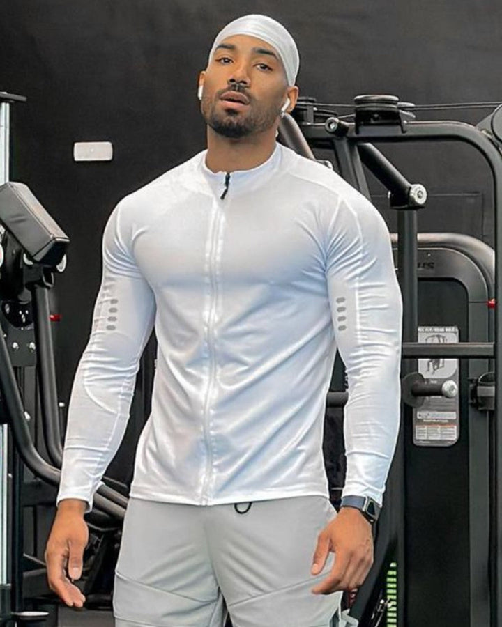 Evolution Workout Jacket Muscle Fit Gymwear - DUVAL