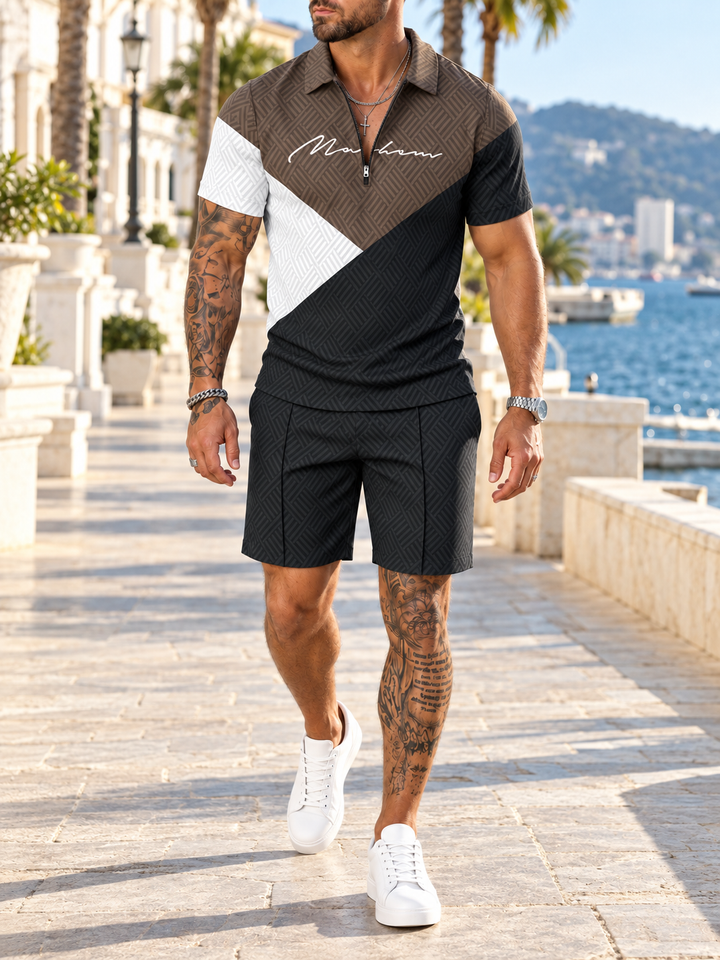Vanguard Polo Shirt And Shorts Co-Ord – on the seaside promenade