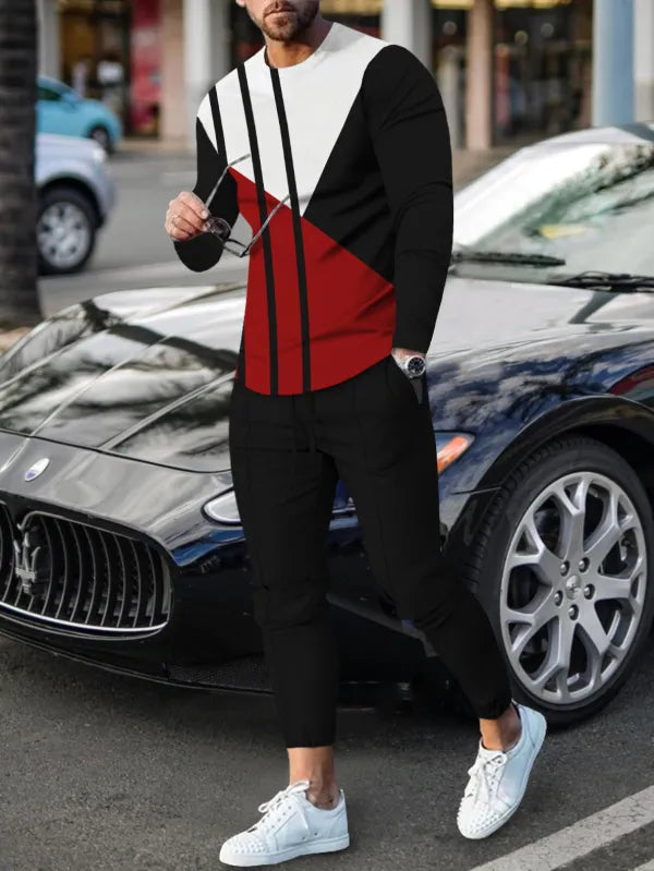 Long Sleeve Casual Two-piece Set - DUVAL