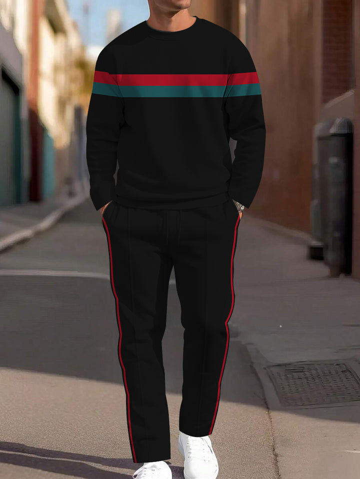 Long Sleeve Casual Two-piece Set - DUVAL