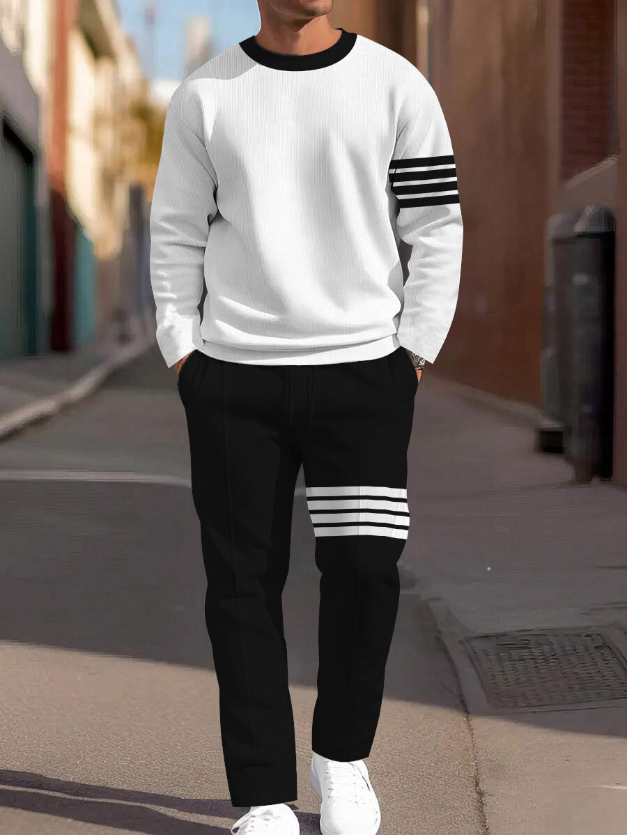 Long Sleeve Casual Two-piece Set - DUVAL