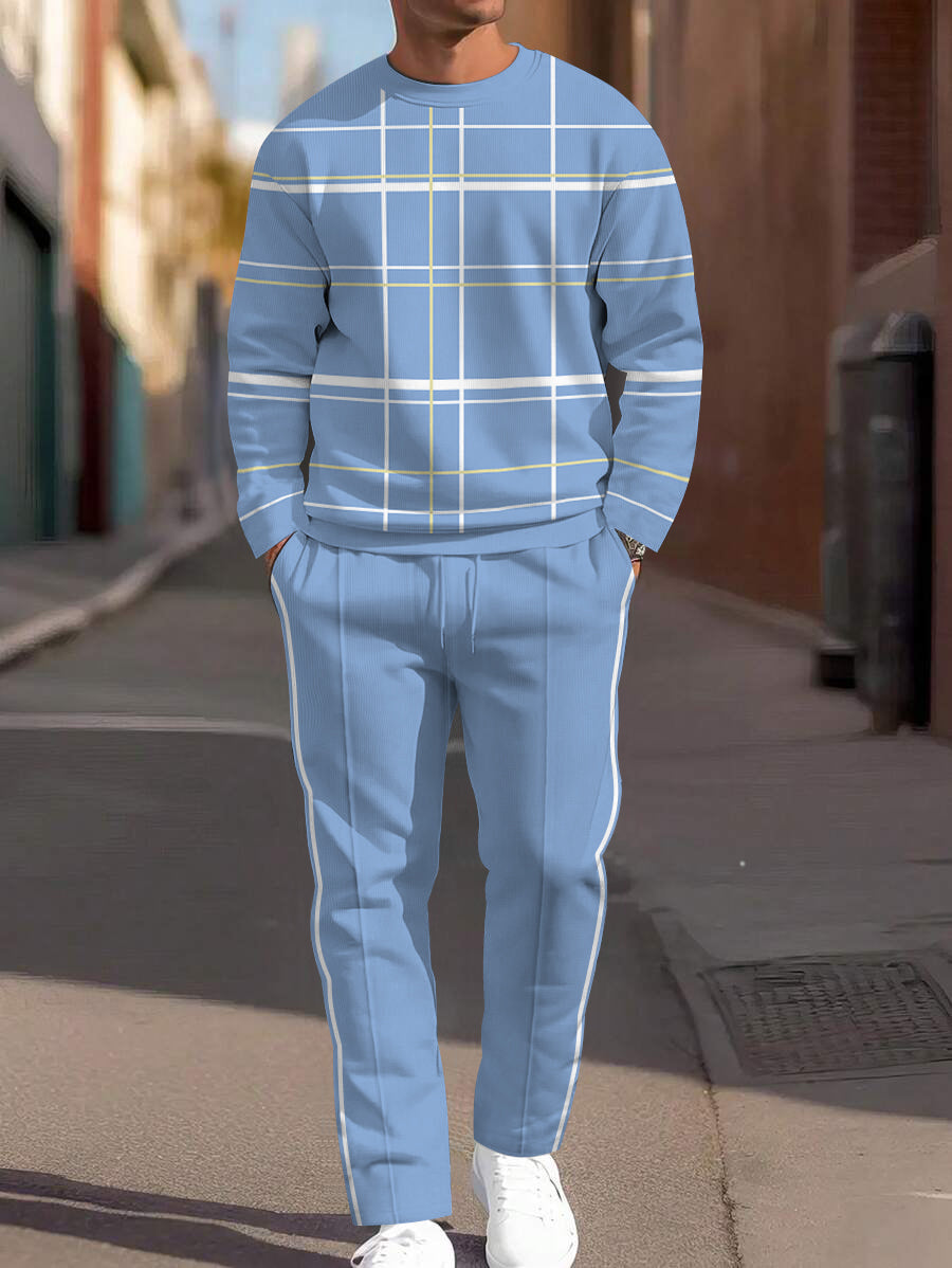 Long Sleeve Casual Two-piece Set - DUVAL