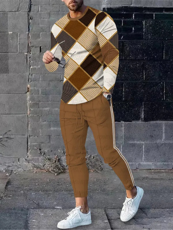 Long Sleeve Casual Two-piece Set - DUVAL