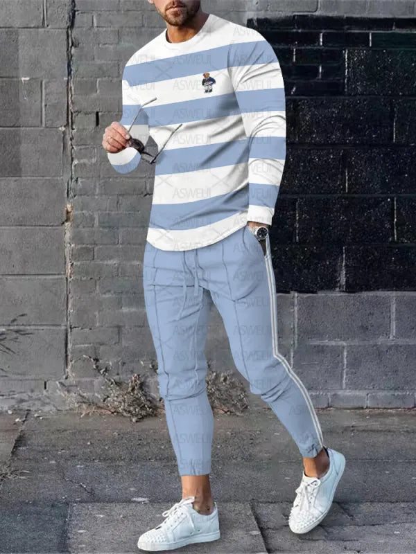 Long Sleeve Casual Two-piece Set - DUVAL