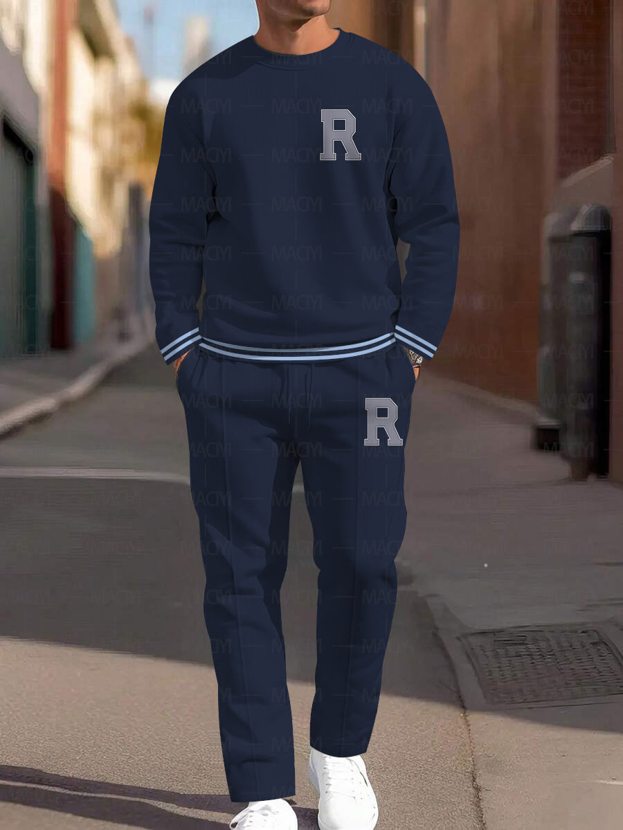 Long Sleeve Casual Two-piece Set - DUVAL