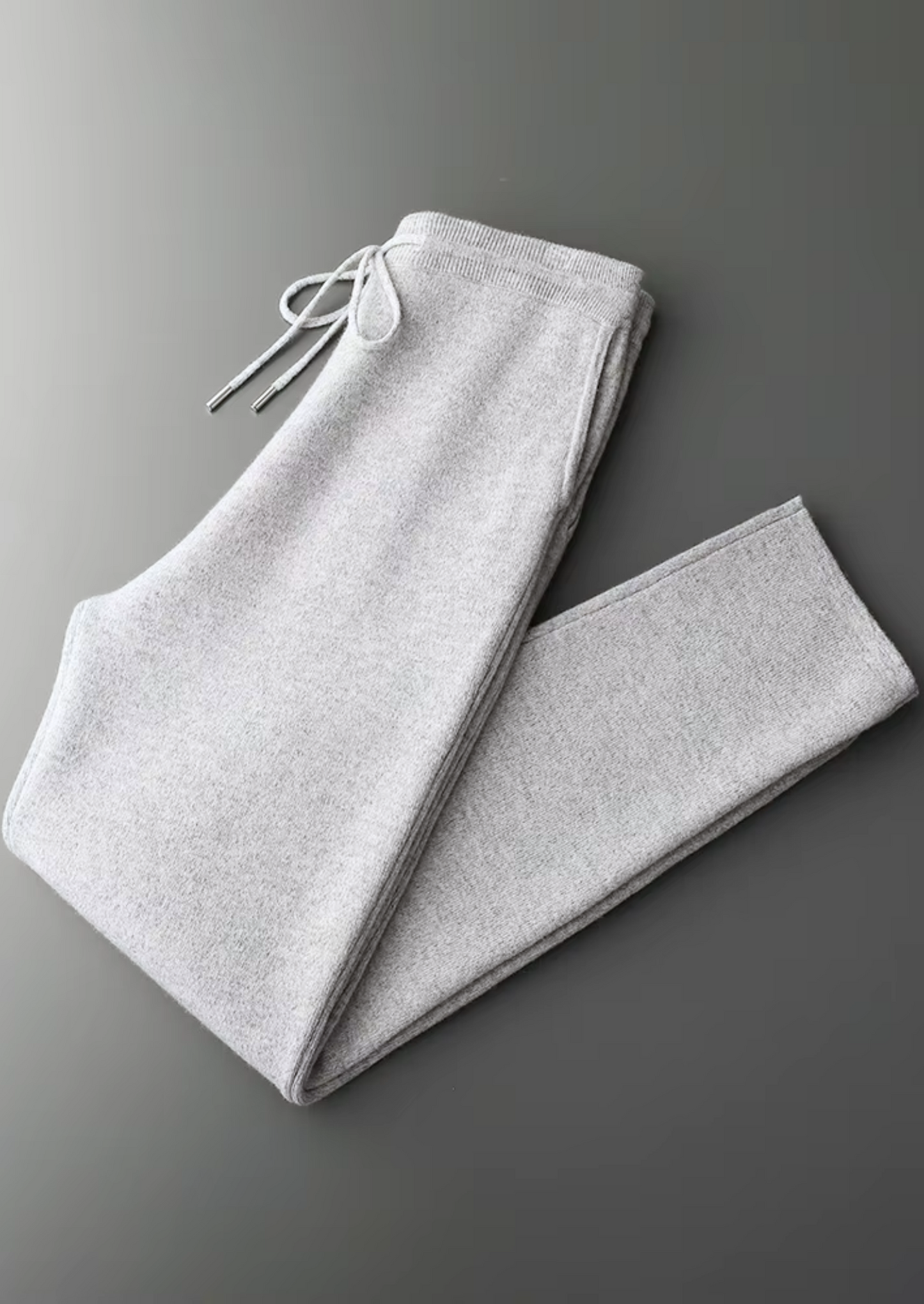 Pure Extra-Fine Merino Wool Light Gray Savro Set