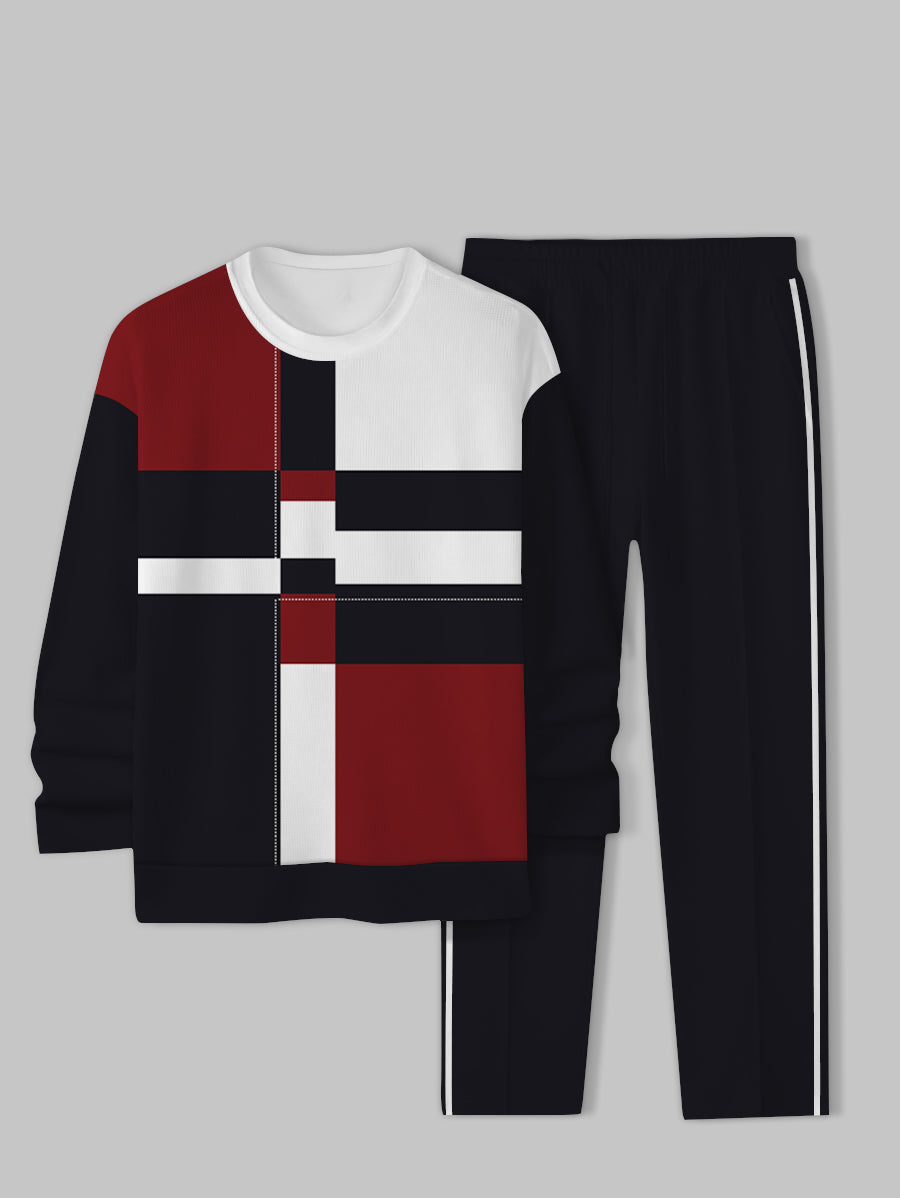 Long Sleeve Casual Two-piece Set - DUVAL