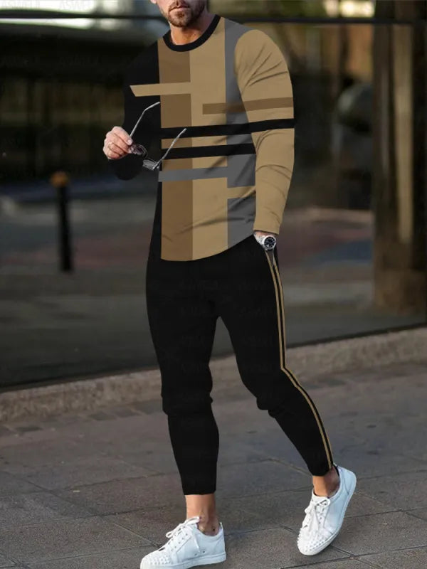 Long Sleeve Casual Two-piece Set - DUVAL
