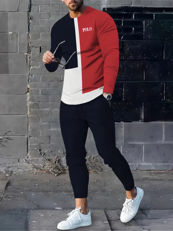 Long Sleeve Casual Two-piece Set - DUVAL