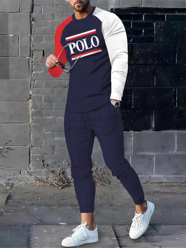 Long Sleeve Casual Two-piece Set - DUVAL
