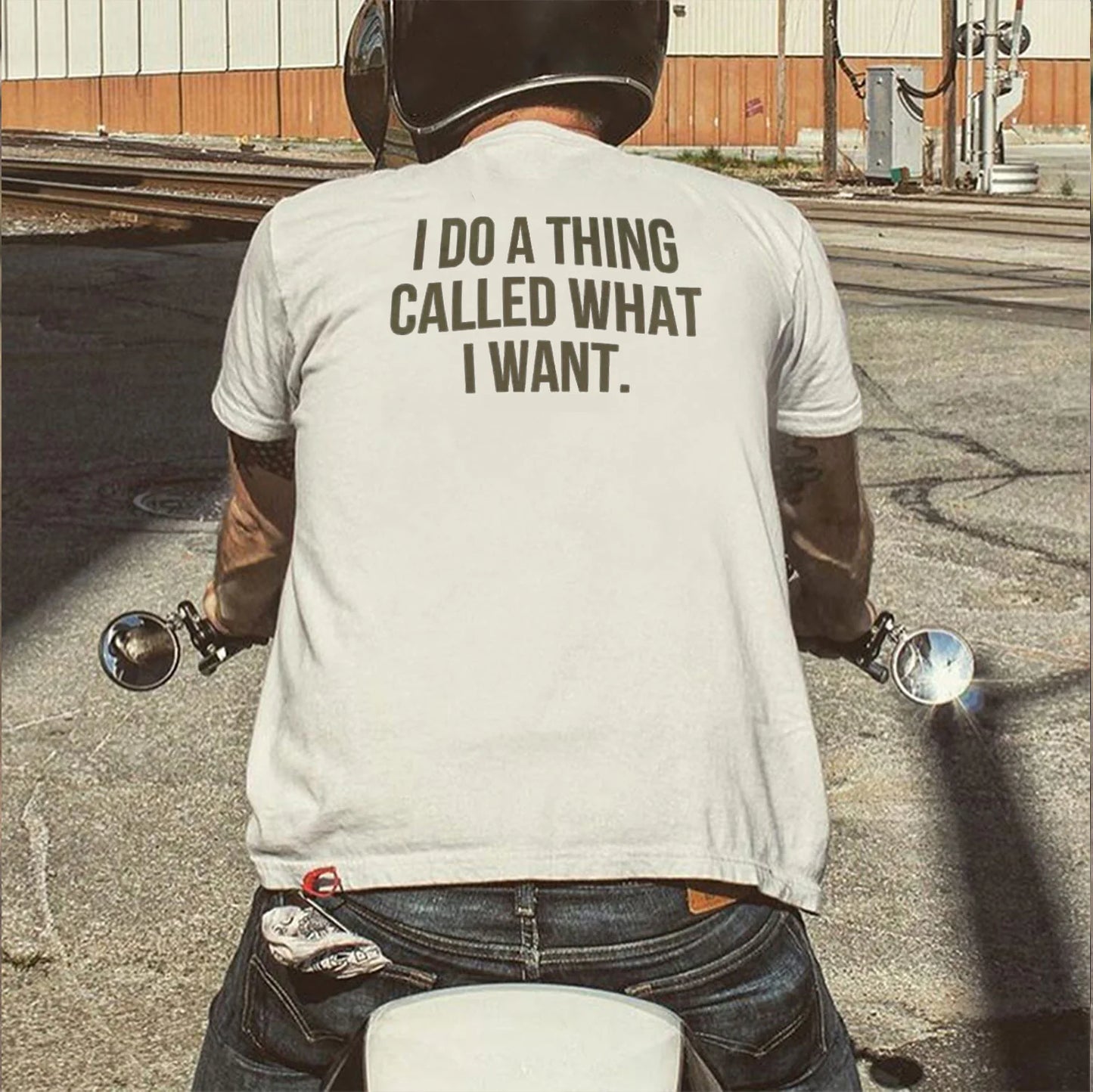 I DO A THING CALLED WHAT I WANT Couple Models T-Shirt