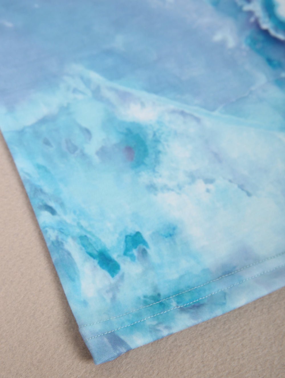 Ocean Dream Blue Marble Print Top - DUVAL