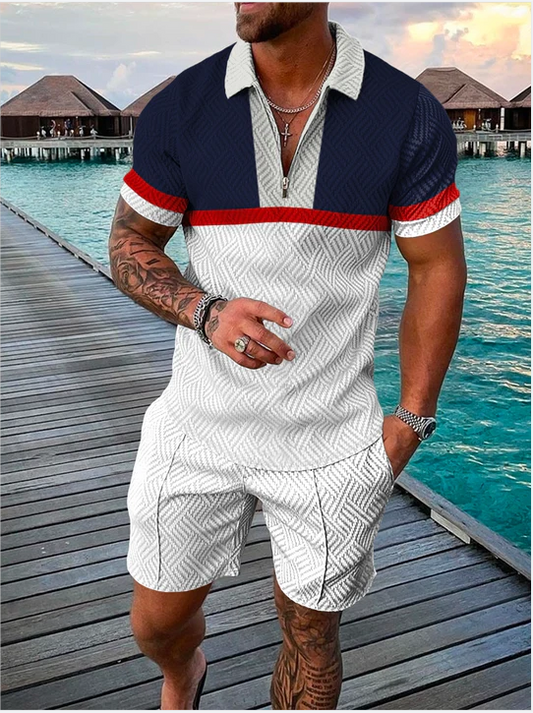 Thompson Polo Shirt And Shorts Co-Ord