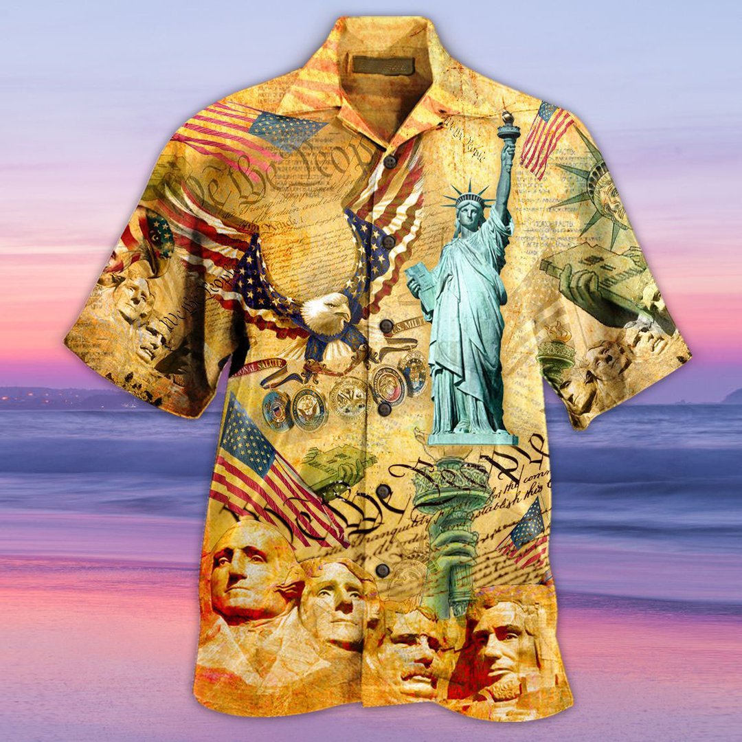 Men's Liberty Short Sleeve Beach Shirt – DUVAL