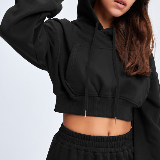 Hooded Sweater Casual Two-piece Suit