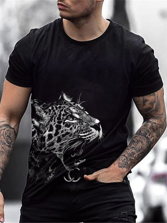 Men's Fashion Casual Printed T-Shirt - DUVAL
