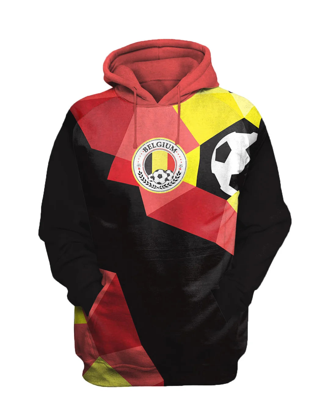 Belgium National Football Team Printed Sweatshirt Set - DUVAL