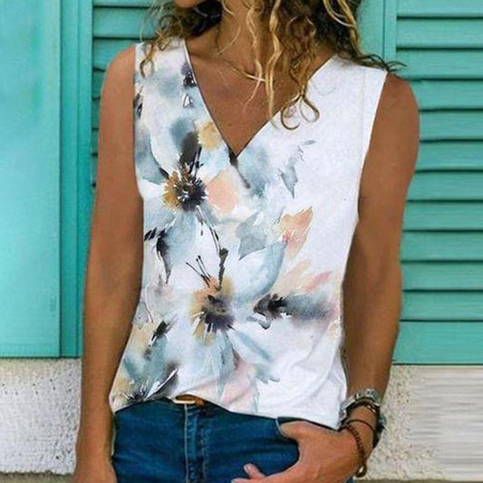 Natural Beauty Floral Print Top - DUVAL