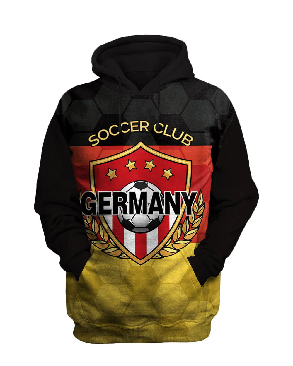 Germany 2022 Football Printed Sweatshirt Set - DUVAL