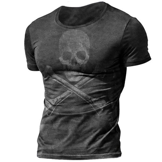 Men's Outdoor Round Neck Quick-Drying Short-Sleeved T-Shirt - DUVAL