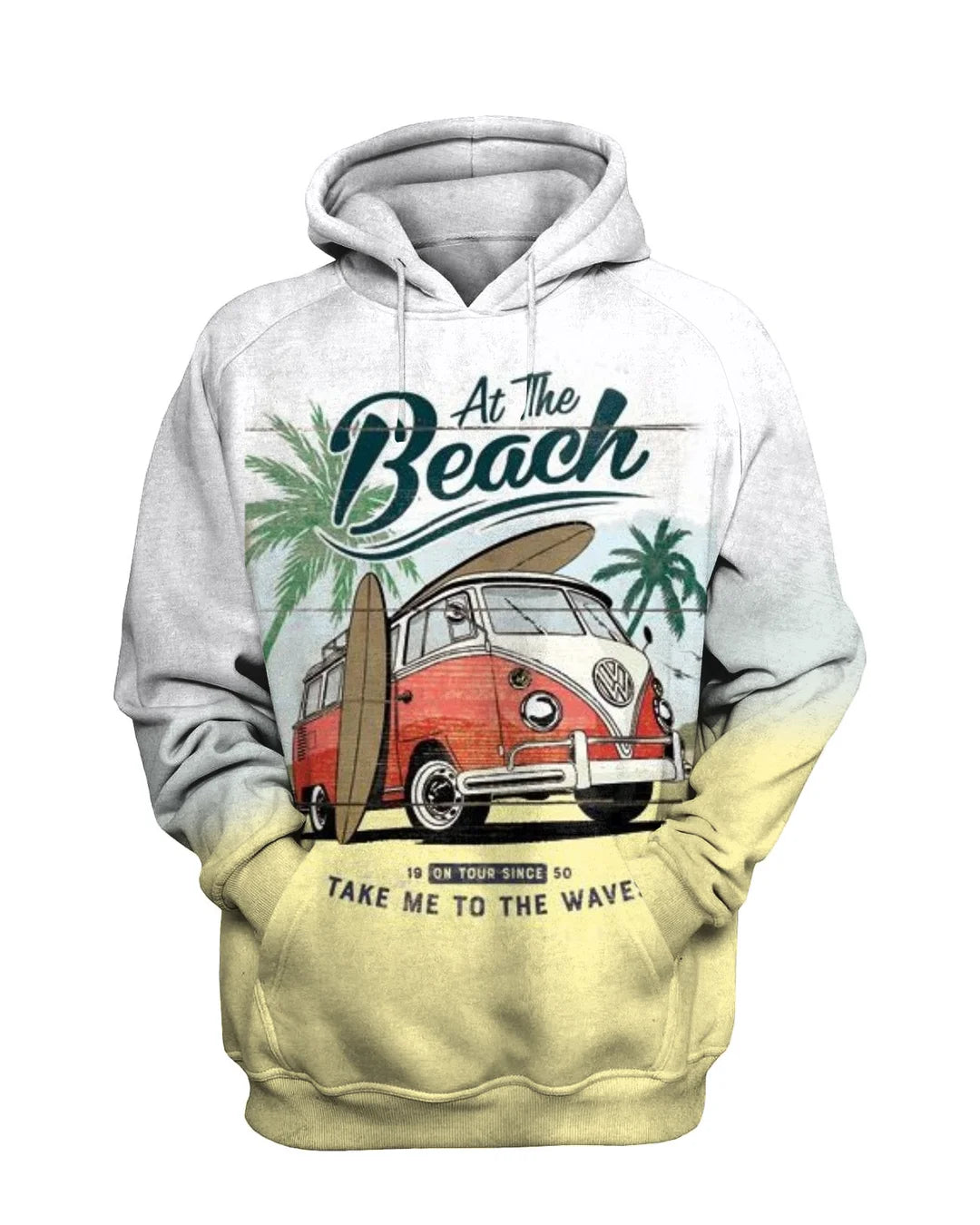 Beach Retro Casual Sweatshirt Set - DUVAL