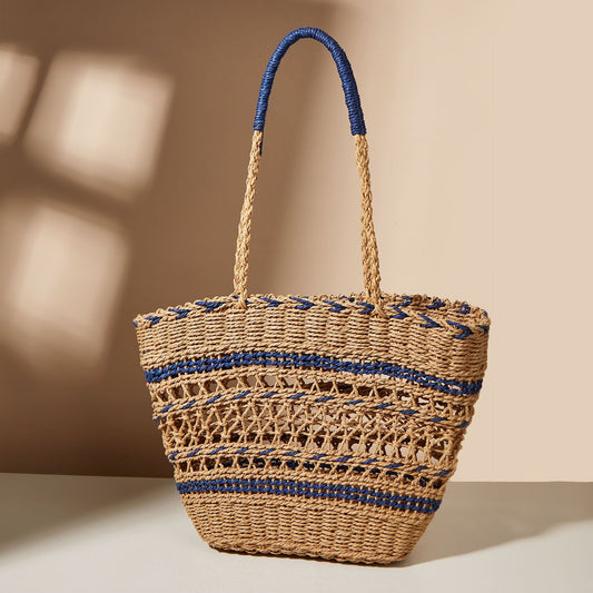 Hollow woven holiday fashion women's bag